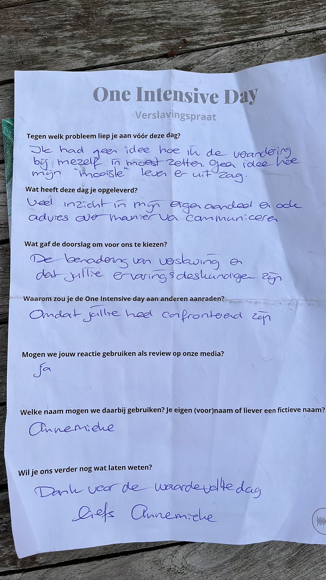 review Annemieke